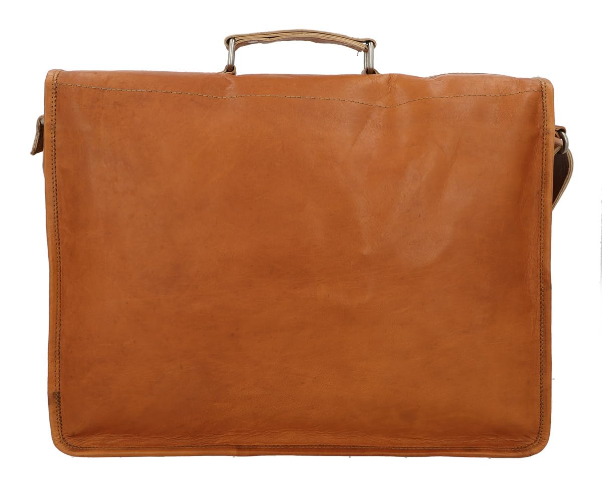 Premium Genuine Leather Shoulder Bag for Women & Men - Stylish & Durable Crossbody Purse - Perfect for Work, Travel & Everyday Use