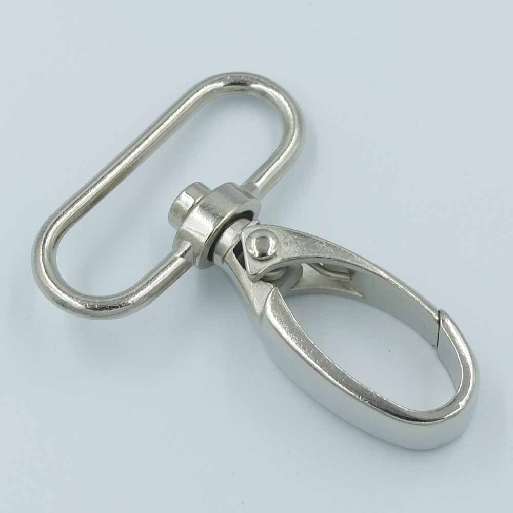 10 Pack 1.5 Inch Swivel Clips with 38 Metal Buckles - Durable Leather Straps & Ribbon Clips for DIY Crafts, Handmade Jewelry, Scrapbooking & Gift Wrapping