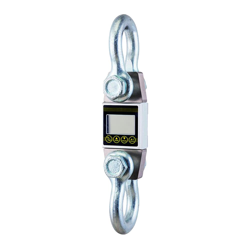 3T Digital Crane Scale - High Precision 3000kg Hanging Weigh Scale with Hook for Industrial, Construction & Warehouse Use