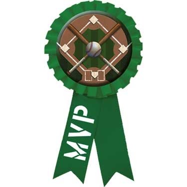 Custom MVP Baseball Award Ribbon - Personalized Champion Trophy Ribbon for Sports Tournaments & Team Recognition | Perfect for Baseball Games, Awards Ceremonies, and Player Achievements