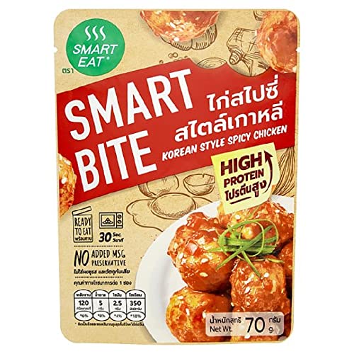 Korean Style Spicy Chicken Ready-to-Eat Meal - All Natural Healthy Food (115g x 12 Packs) | Quick Lunch, Office Snack & Camping Food