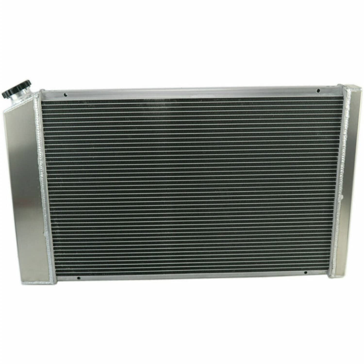 High Performance CC161 3-Row Aluminum Radiator Shroud with Dual 12