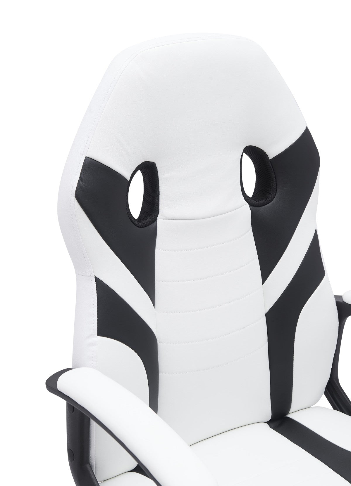 Premium Ergonomic Gaming Chair - White & Black - Comfortable Office & PC Gaming Chair for Long Hours - Perfect for Esports, Streaming & Home Office Setup