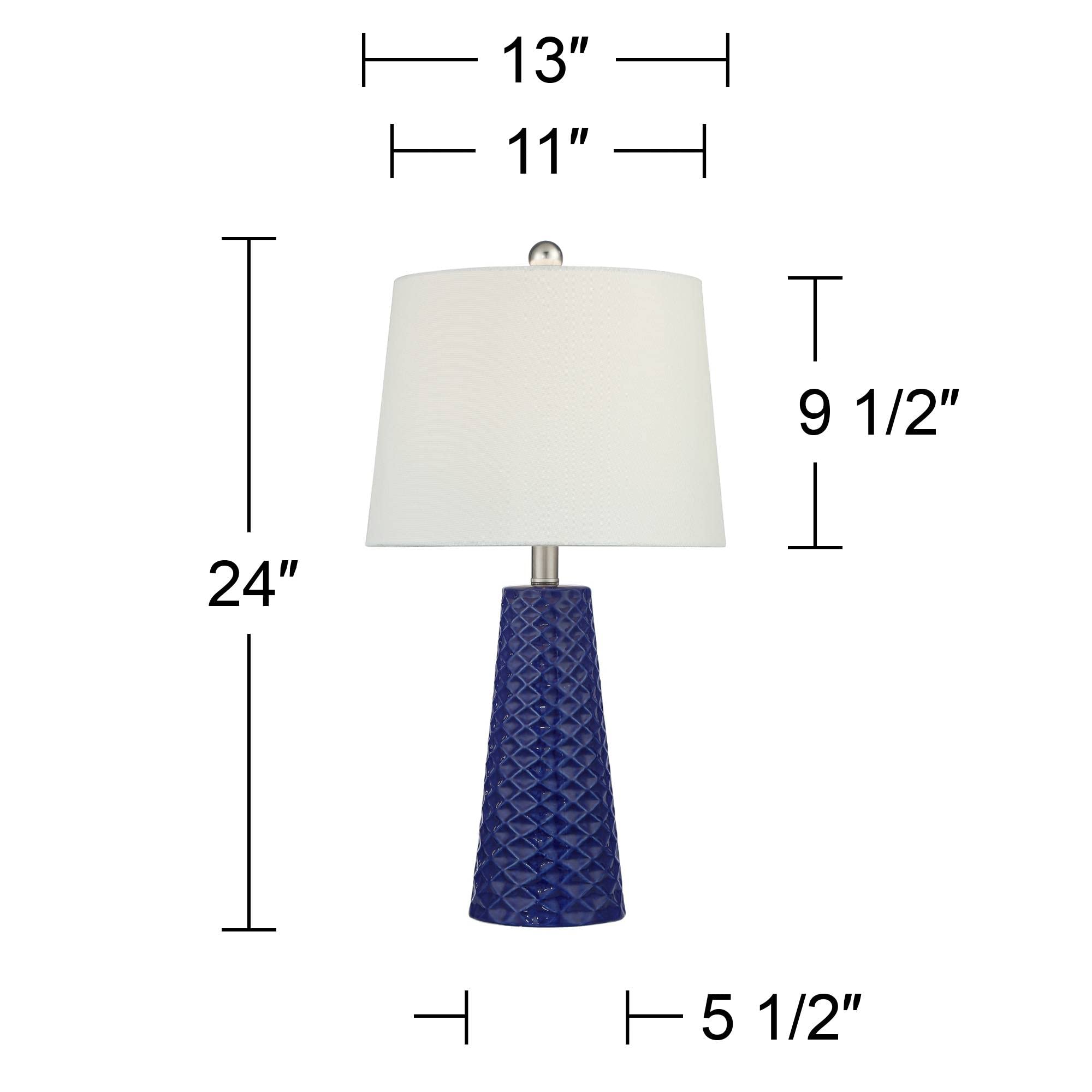 360 Lighting Ricky Modern Table Lamps Set of 2 - 24