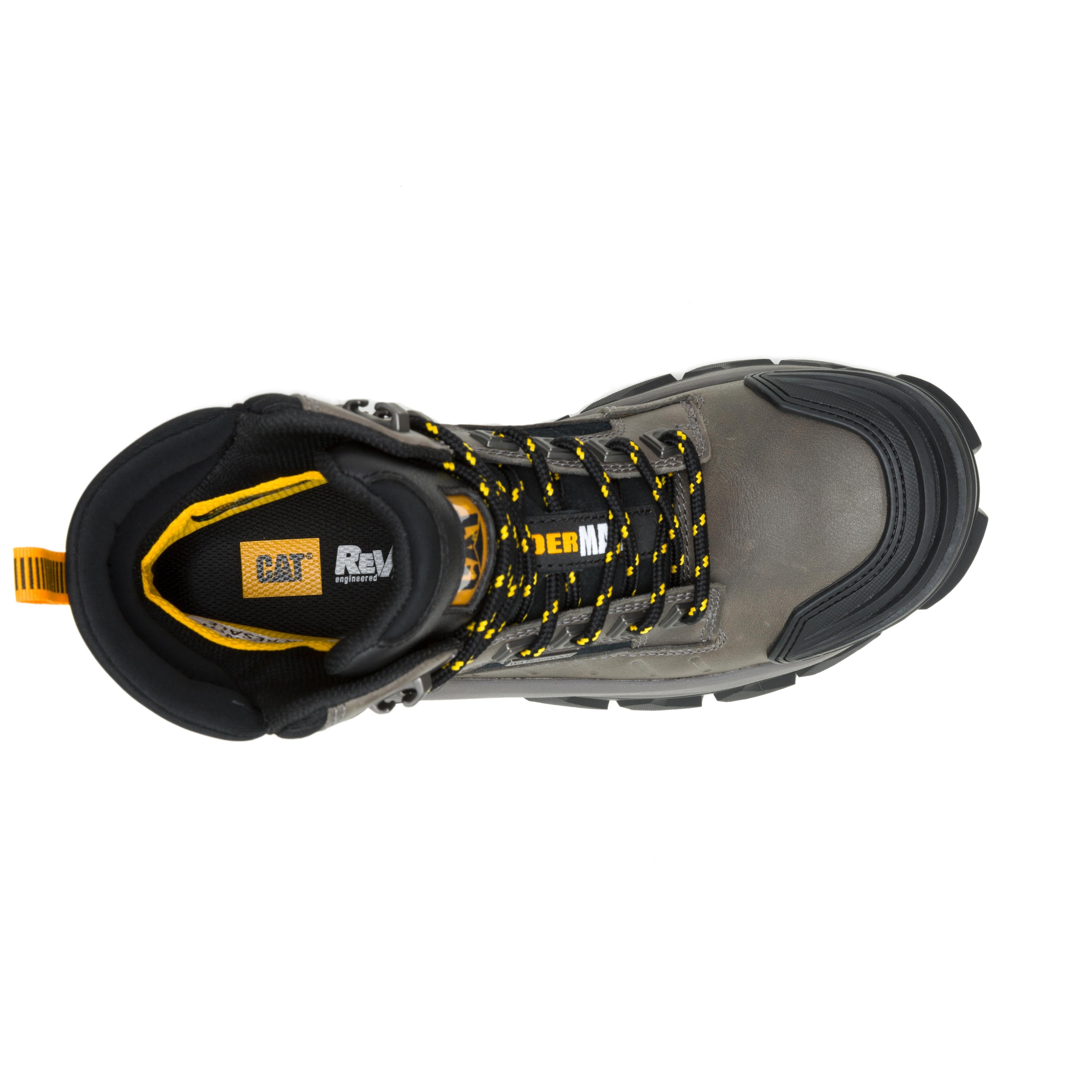 Invader Max Waterproof Composite Toe Work Boots - Safety Shoes for Men, Steel Toe Protection, Slip Resistant & Comfortable for Construction, Warehouse & Outdoor Work