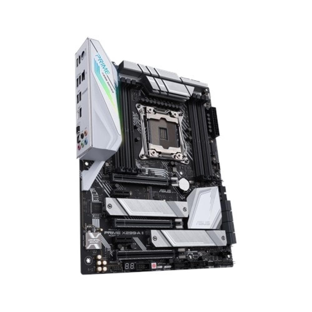 ASUS PRIME X299-A II LGA 2066 ATX Motherboard - Intel X299 Chipset, DDR4 RAM, Dual M.2, USB 3.1 - Perfect for Gaming PCs, Workstations & Content Creation (3-Year Warranty)