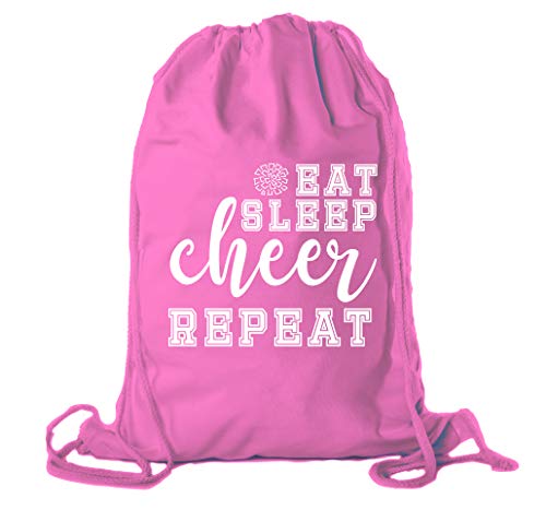 Eat Sleep Cheer-pink
