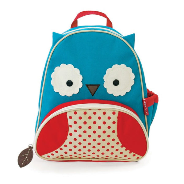 Skip Hop Zoo Little Kid Backpack - Owl Design, Cute Animal Print School Bag for Boys & Girls, Lightweight & Durable for Preschool, Kindergarten & Daycare - Perfect for School, Travel & Everyday Use