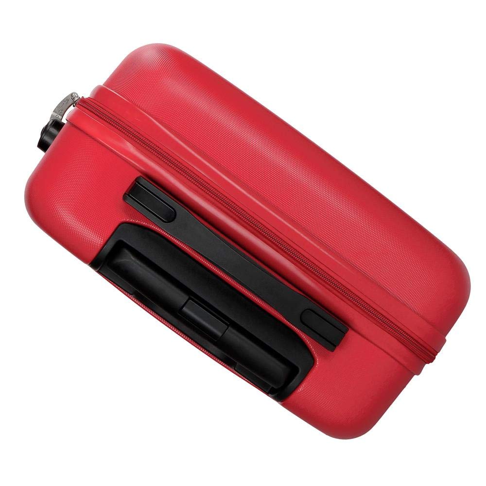 Set of 2 Red 65cm Luggage Suitcases - Perfect for Travel, Vacation & Business Trips
