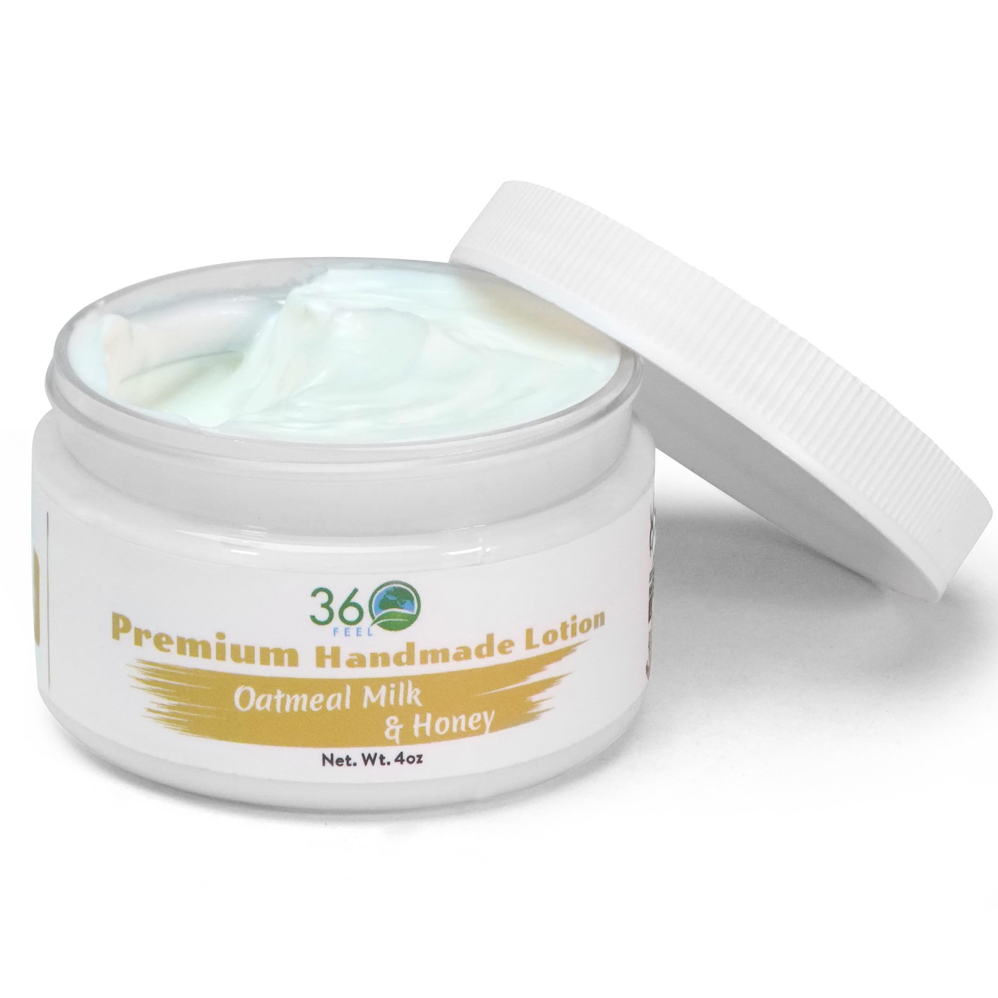 Oatmeal Milk & Honey Body Lotion with Coconut & Olive Oil | Plant-Based, Non-Greasy Moisturizer for Sensitive Skin | All-Day Hydration | Perfect for Dry Skin Care & Daily Nourishment
