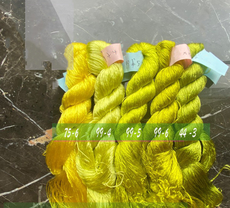 400m Suzhou Embroidery Monofilament Untwisted Mulberry Silk Thread (Set of 99) - Perfect for Hand Embroidery, Needlework, and DIY Silk Craft Projects