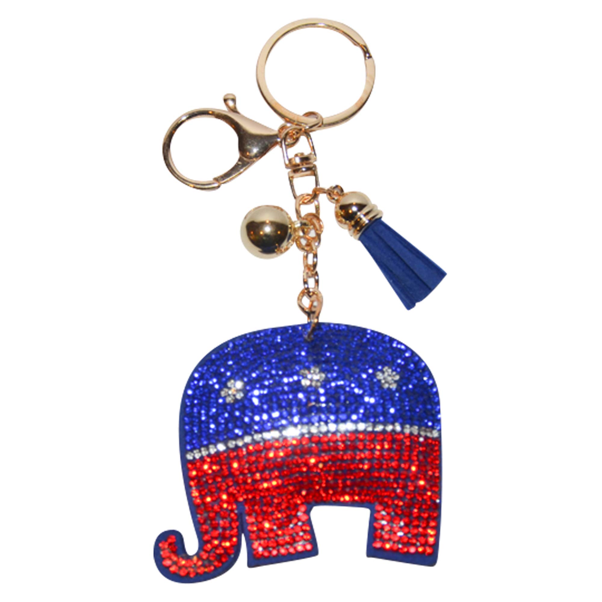 Sparkling Rhinestone Keychain for Women - Elegant Bling Car Keys Accessory, Cute Purse Charm Gift for Handbags & Wallets | Perfect for Everyday Use, Party Favors, and Gift Giving