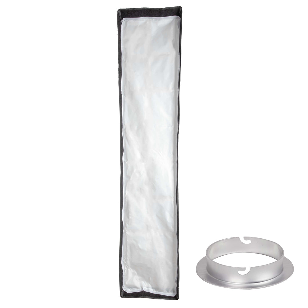 35x160cm Dual Layer Recessed Collapsible Strip Softbox for Photography Lighting - Perfect for Studio, Portrait, and Product Photography