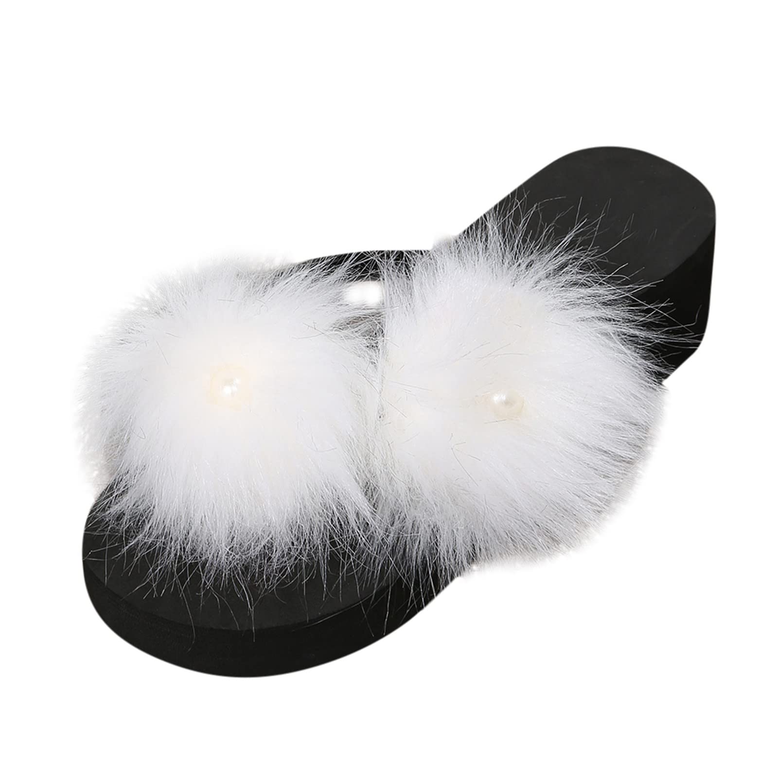 Women's Non-Slip Flip Flop Socks with Feather & Rhinestone Design - 5-Toe Summer Slippers for Home, Bathroom, Spa, and Lounge Comfort