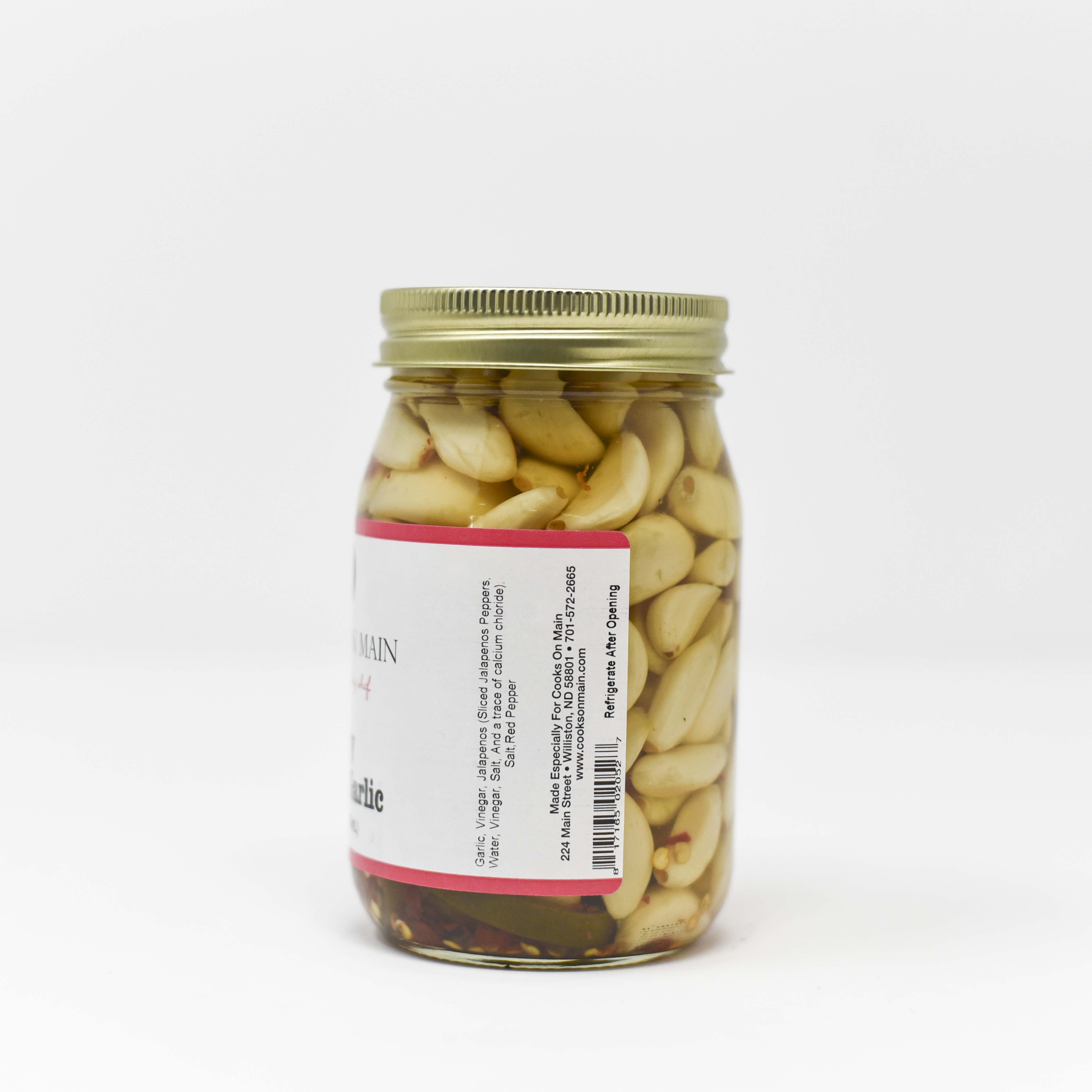 Zesty Pickled Garlic - Crunchy & Flavorful Fermented Garlic Cloves in Brine | Perfect for Salads, Charcuterie Boards & Gourmet Cooking
