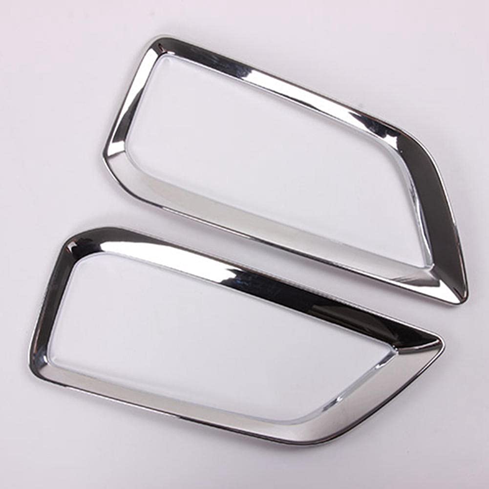 ABS Chrome Front Fog Lamp Cover for Hyundai Encino Kona (2018-2019) - 2 Pcs Car Modification Accessories - Enhance Style & Visibility in Low Light Conditions