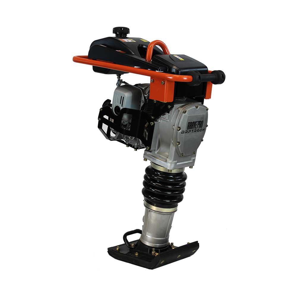 Honda GX100 Powered 10.7 kN Brave Tamping Rammer for Soil Compaction - Perfect for Construction Sites, Landscaping & Road Repair Projects