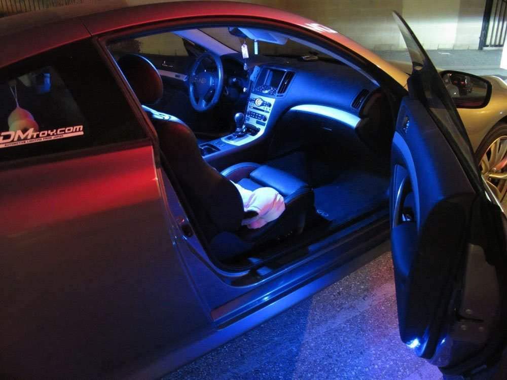 10 Pack Blue LED Bulbs 168 175 194 2825 W5W T10 - Super Bright Car Interior Lights for Dome, Map, License Plate & Dashboard Lighting