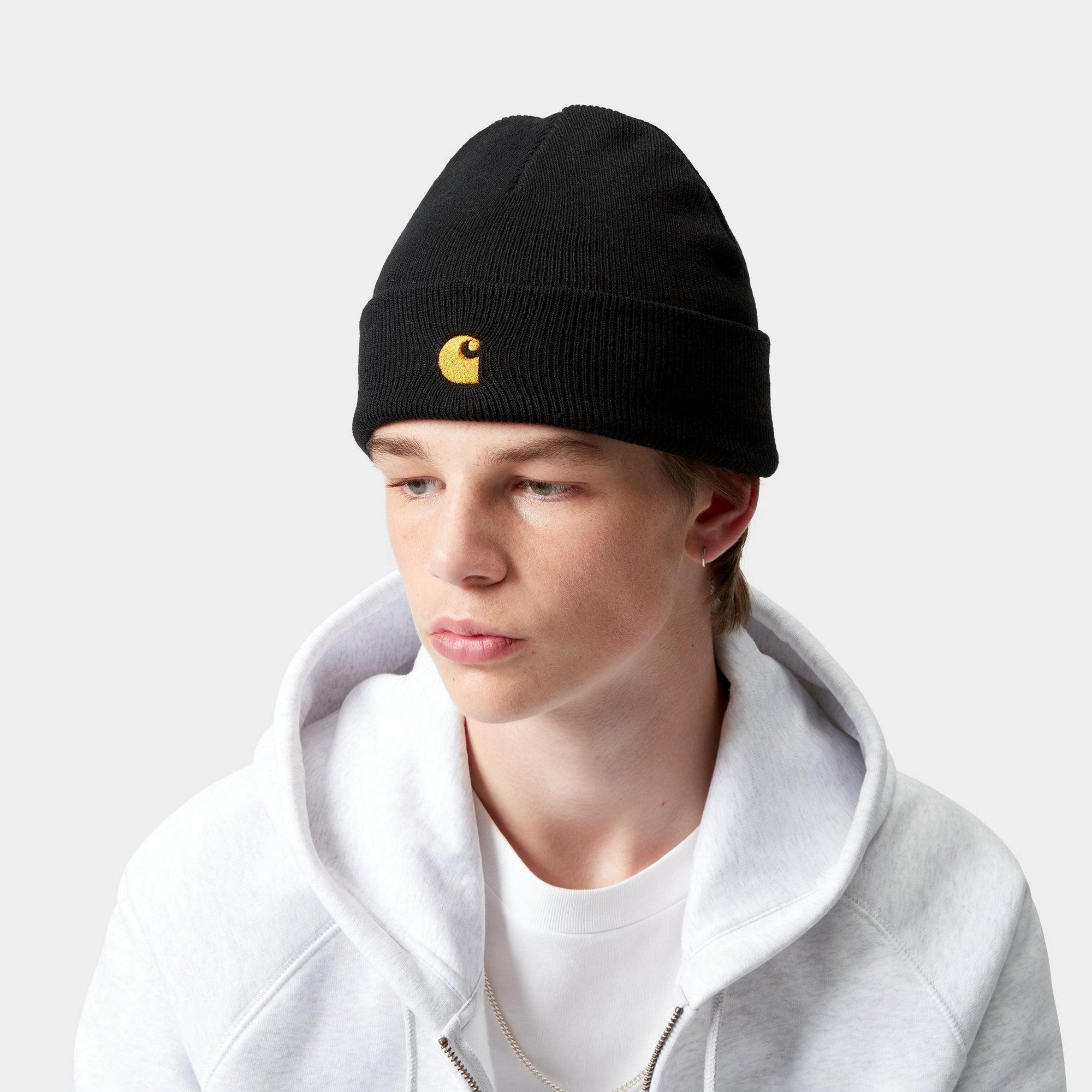 Chase Beanie for Men & Women - Soft & Warm Winter Knit Hat in Black - Perfect for Cold Weather, Outdoor Activities & Casual Wear
