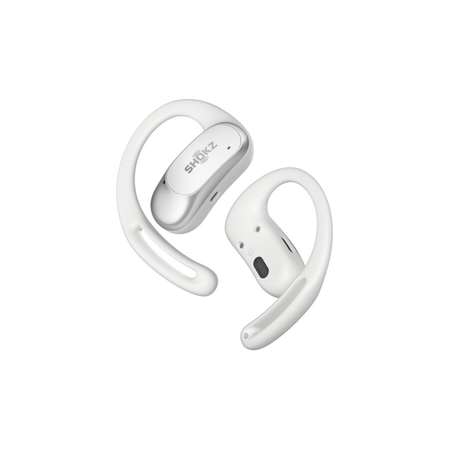 OpenFit Air Bone Conduction Wireless Headphones - White | Comfortable & Secure Fit for Running, Cycling & Outdoor Activities