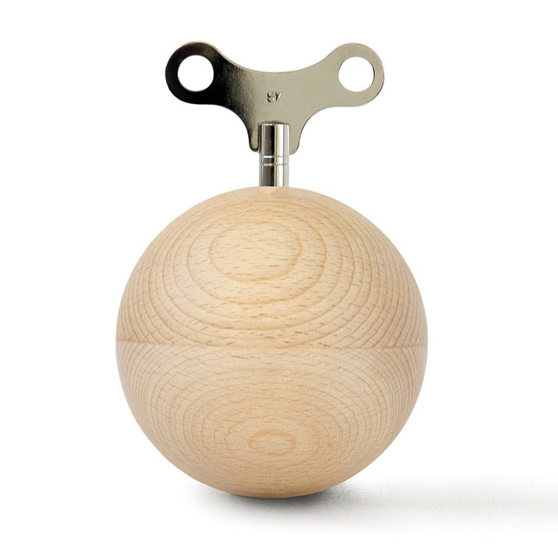 Mozart Kugel Music Box - Handcrafted Beech Wood Musical Orb | Perfect for Classical Music Lovers, Home Decor & Gift Giving