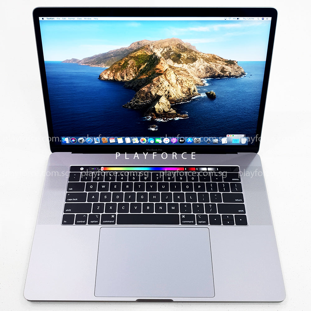 Apple MacBook Pro 15-inch 2019 Model with Touch Bar - Intel Core i9, 16GB RAM, 512GB SSD, Space Gray (Renewed) - Perfect for Graphic Design, Video Editing & Professional Work