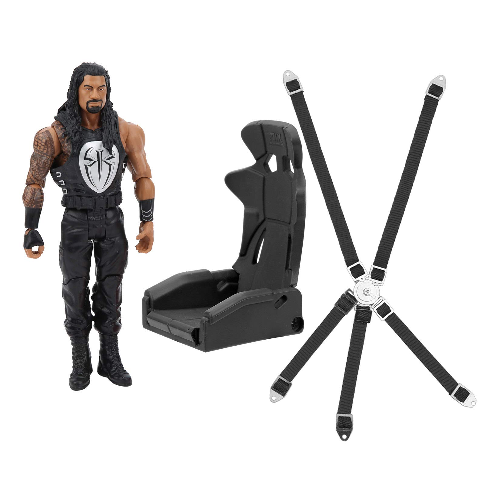 High Simulation RC Racing Seat - Black Upgrade Accessory for Trx4, SCX10 III & 90046 1/10 Scale RC Cars | Perfect for Off-Road Crawling & Realistic Driving Experience