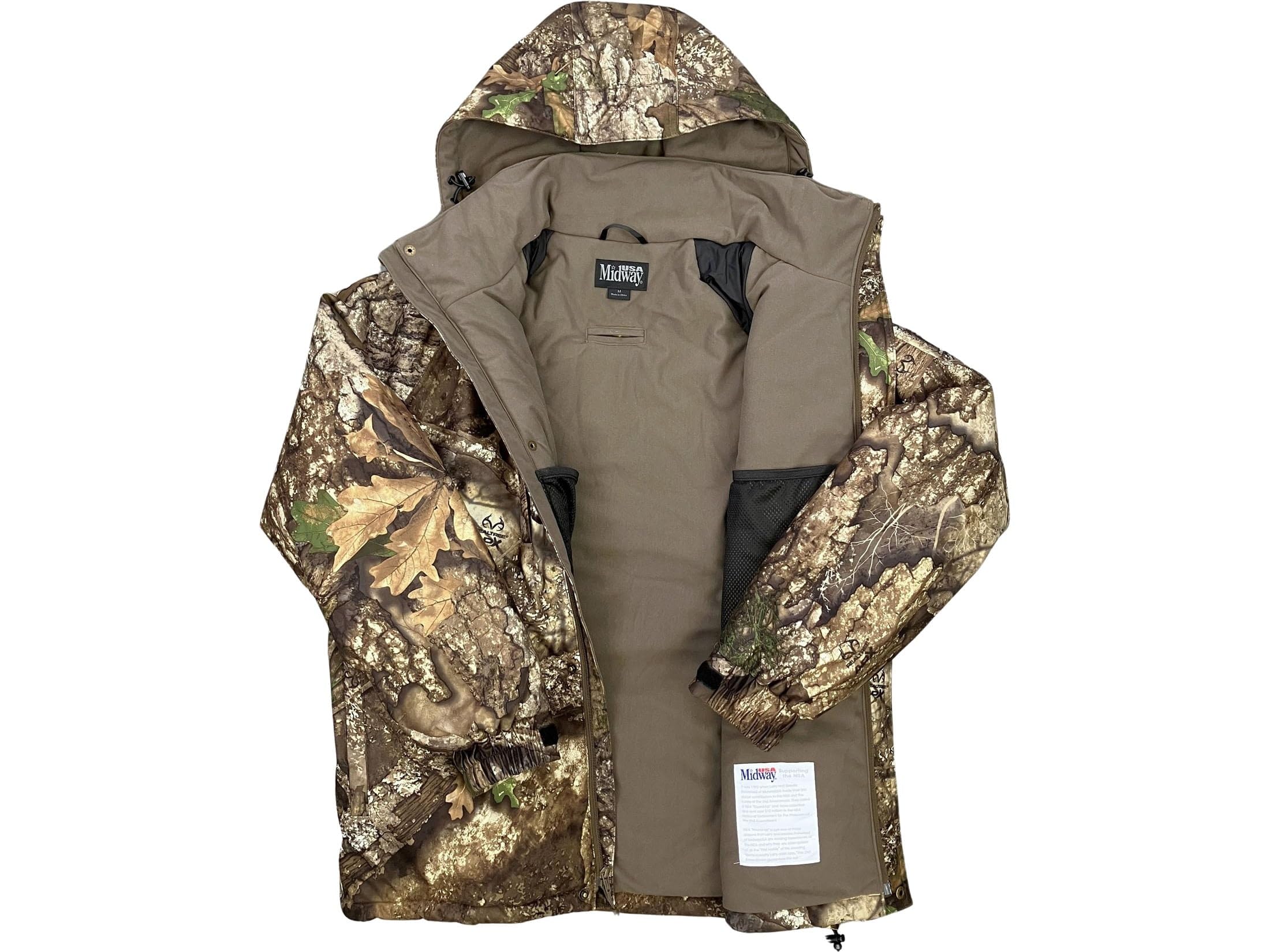 Men's Waterproof Winter Parka with Elk Fork Design - Heavy Duty Insulated Jacket for Hiking, Camping & Outdoor Adventures