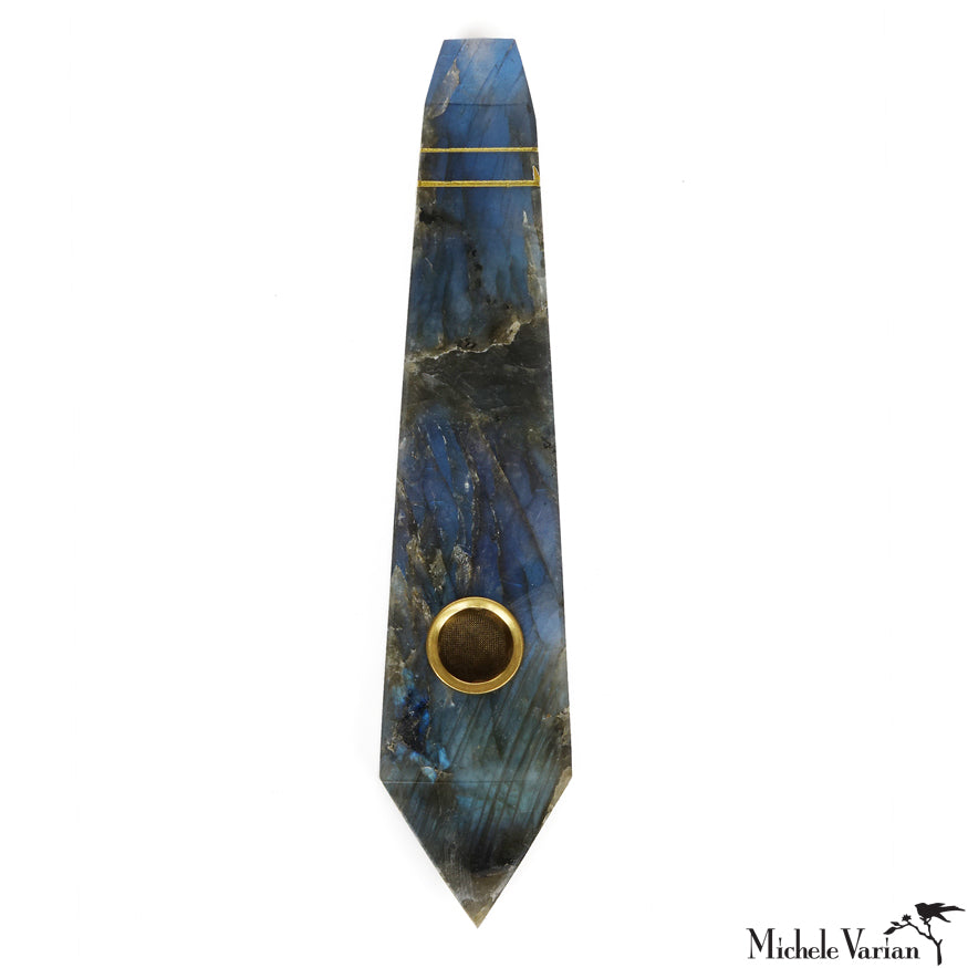 Natural Labradorite Gemstone Pendant Necklace – Healing Crystal Jewelry for Women, Spiritual Protection & Energy Balance – Perfect for Meditation, Yoga & Everyday Wear