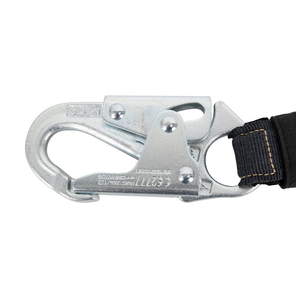 Arc Flash 6' Internal Energy Absorbing Safety Lanyard - Aramid Fiber Construction with Snap Hook - Perfect for Electrical Work & Fall Protection