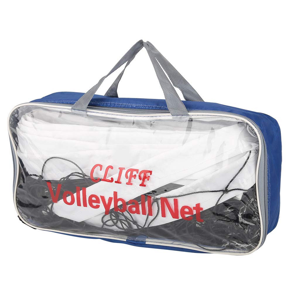 Premium Standard Size Polyethylene Volleyball Net with Waterproof Storage Bag - Durable for Beach, Backyard, and Indoor Games - Perfect for Sports, Training, and Family Fun