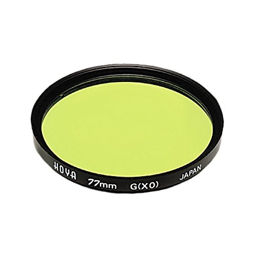 HOYA X0 (Yellow Green) 77mm Camera Lens Filter - Enhance Contrast & Reduce Glare for Landscape, Portrait & Outdoor Photography