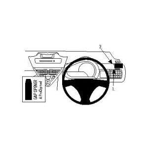 ClicOn No Holes Right Hand Dash Mount for Toyota iQ 2009-2019 | Secure Phone Holder for Car | Perfect for GPS Navigation & Hands-Free Driving