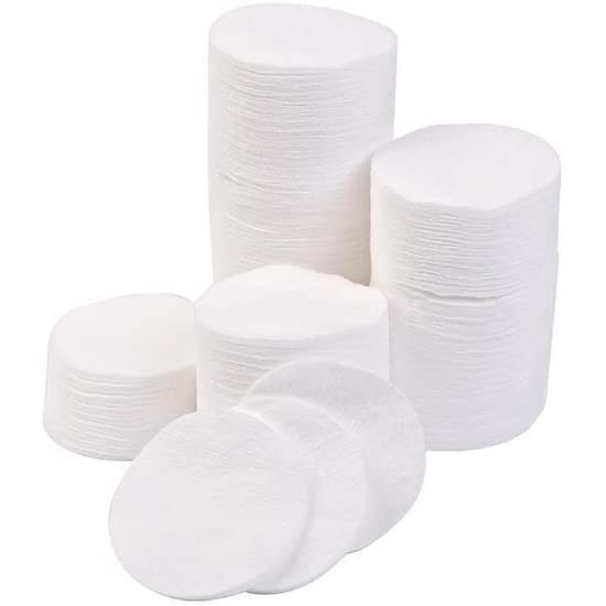 100 PCS Premium Cotton Puffs - Nail Polish Remover Wipes, Makeup Remover Pads & Facial Cleansing Pads for Women | Travel-Friendly, Multipurpose Beauty Essentials for Home & On-The-Go Use