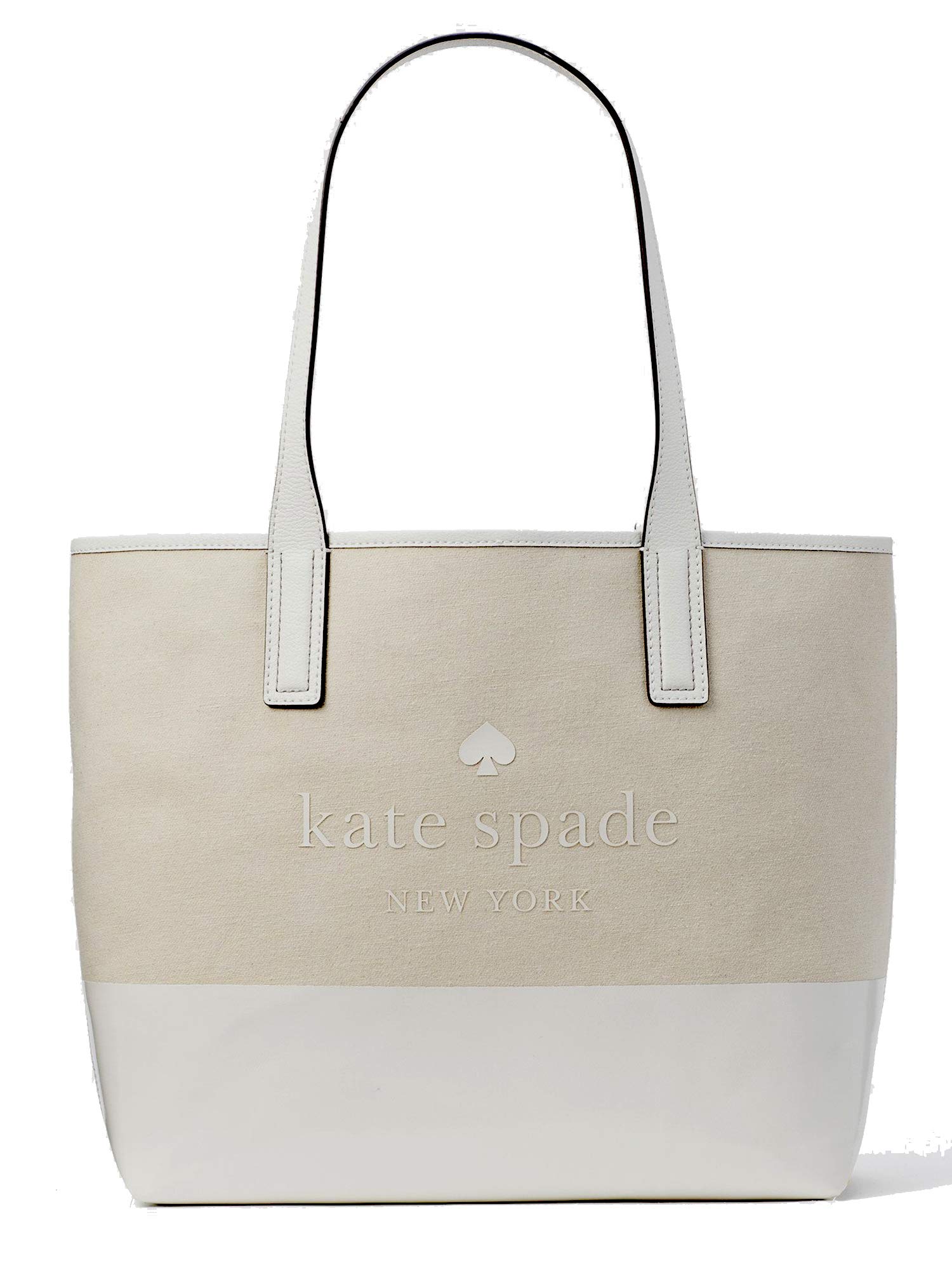 Kate Spade New York Women's Ash Street Logo Triple Compartment Tote Bag - Stylish Large Work & Travel Tote for Women, Perfect for Office, Commute & Weekend Getaways