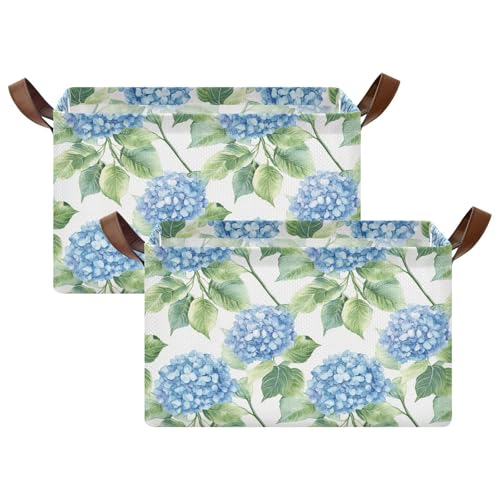 Blue Hydrangea Flower