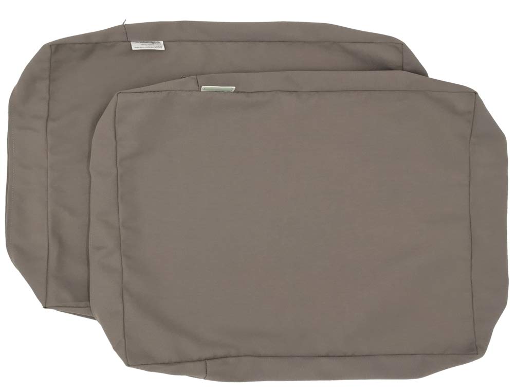 Timeless Taupe Outdoor Waterproof Patio Chair Cushion Covers (22