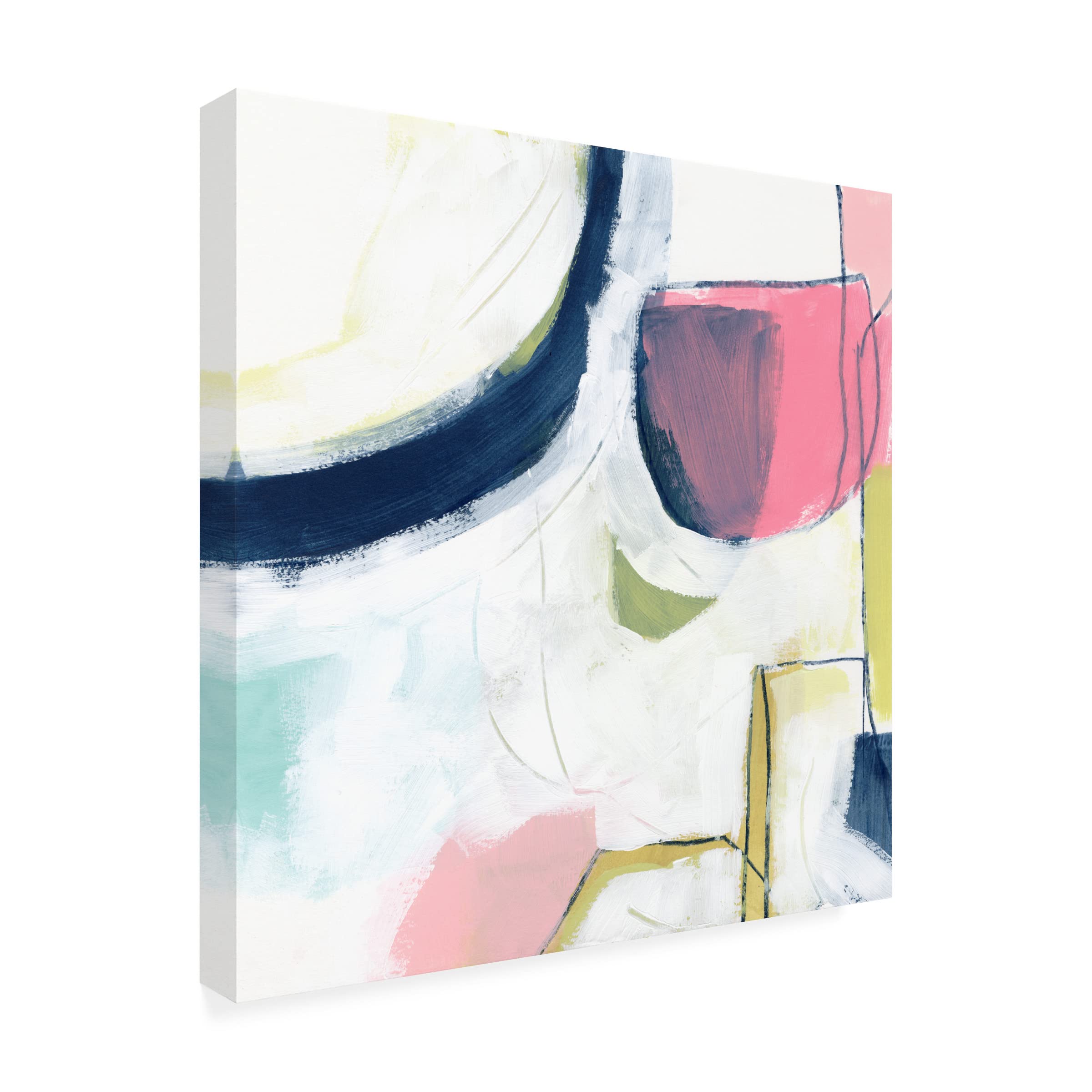 Automaton I Canvas Art Print by June Erica Vess - Modern Abstract Wall Decor for Living Room, Bedroom & Office - Trademark Fine Art Collection