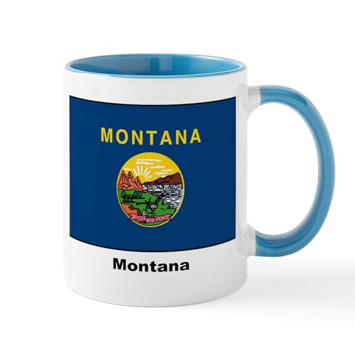 White/Blue Inside - Montana State Flag Mug
