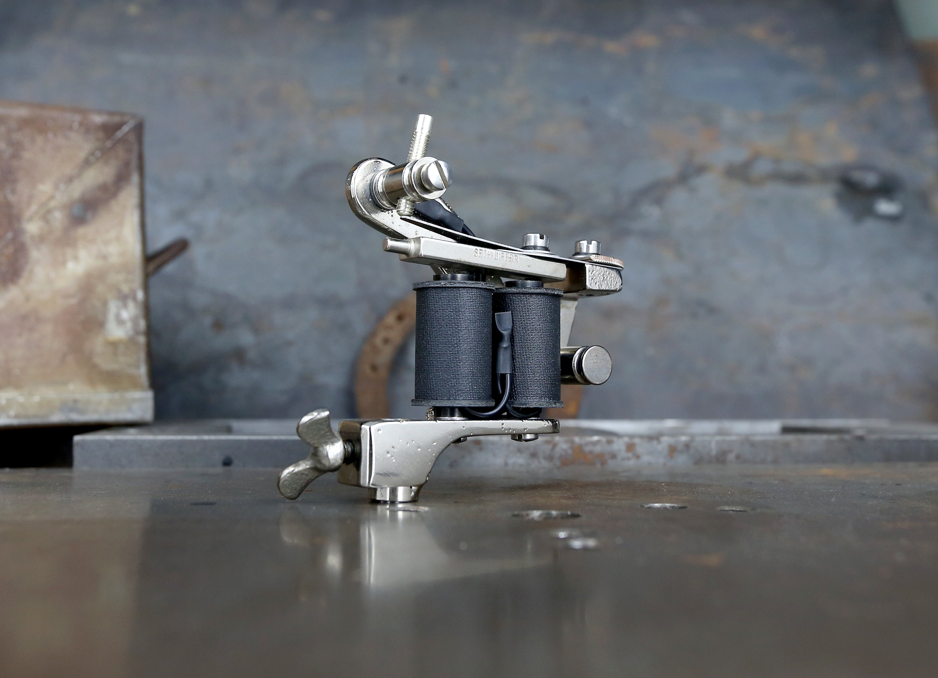 BLACK FRIDAY SALE | Seth Ciferri Limited Edition Flatside Walker Shader Tattoo Machine - Professional Tattoo Equipment for Artists & Beginners | Perfect for Fine Line Work & Shading