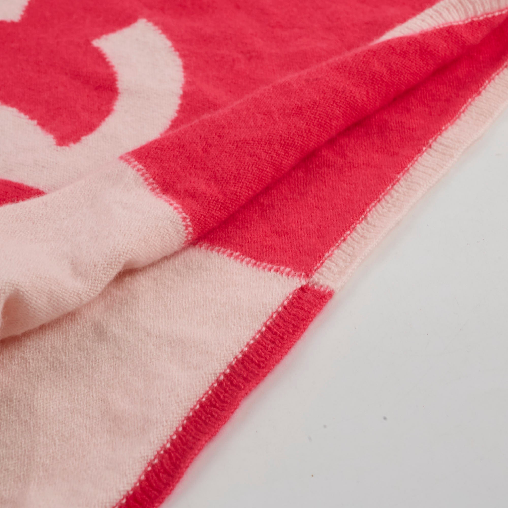 Chanel Cashmere Scarf for Women - Soft Pink Luxury Winter Wrap - Perfect for Cold Weather, Gift Giving & Fashion Accessories