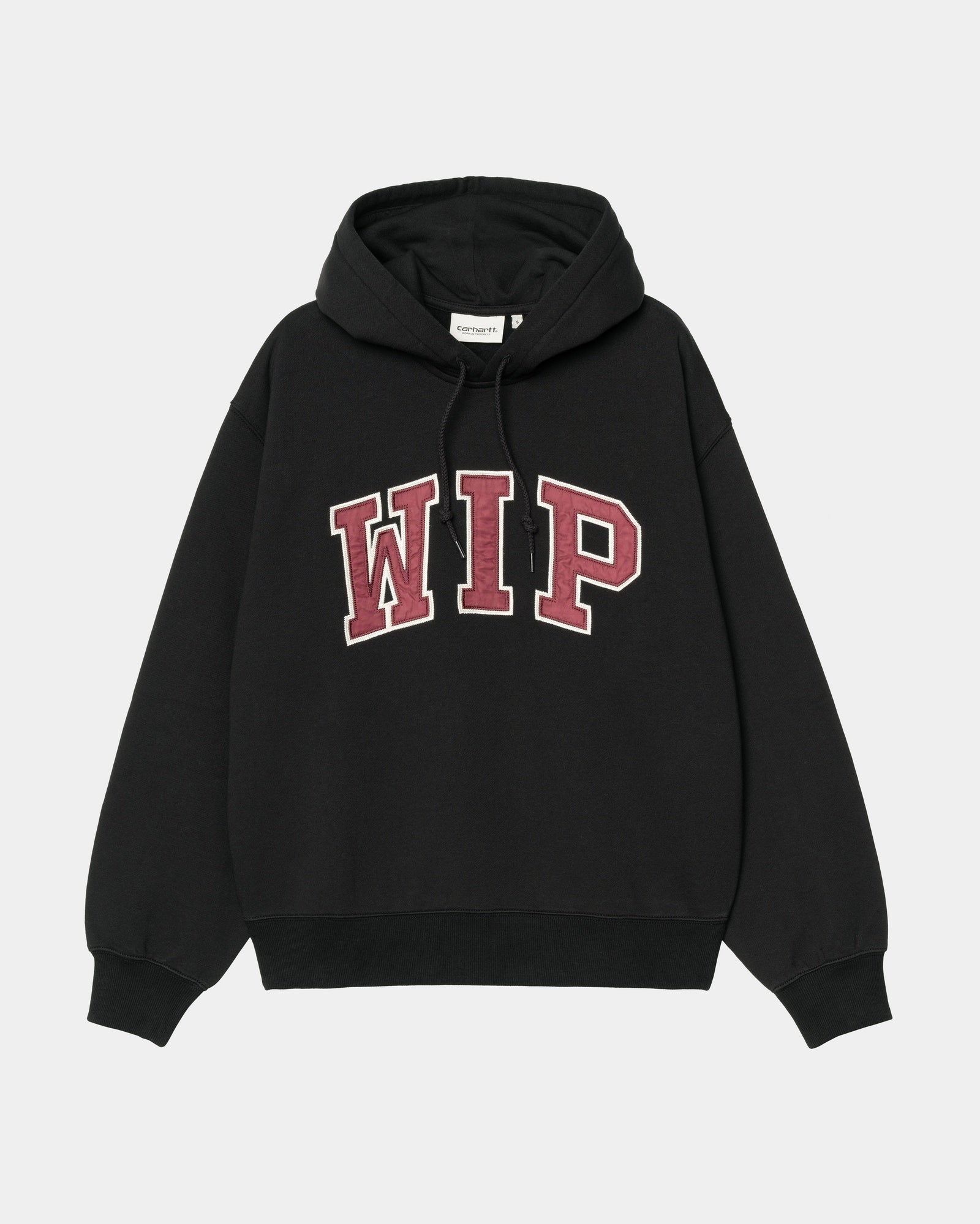 Women's Hooded WIP Sweatshirt - Black | Comfortable Pullover Hoodie for Casual Wear & Street Style | Perfect for Gym, Running, and Everyday Outfits