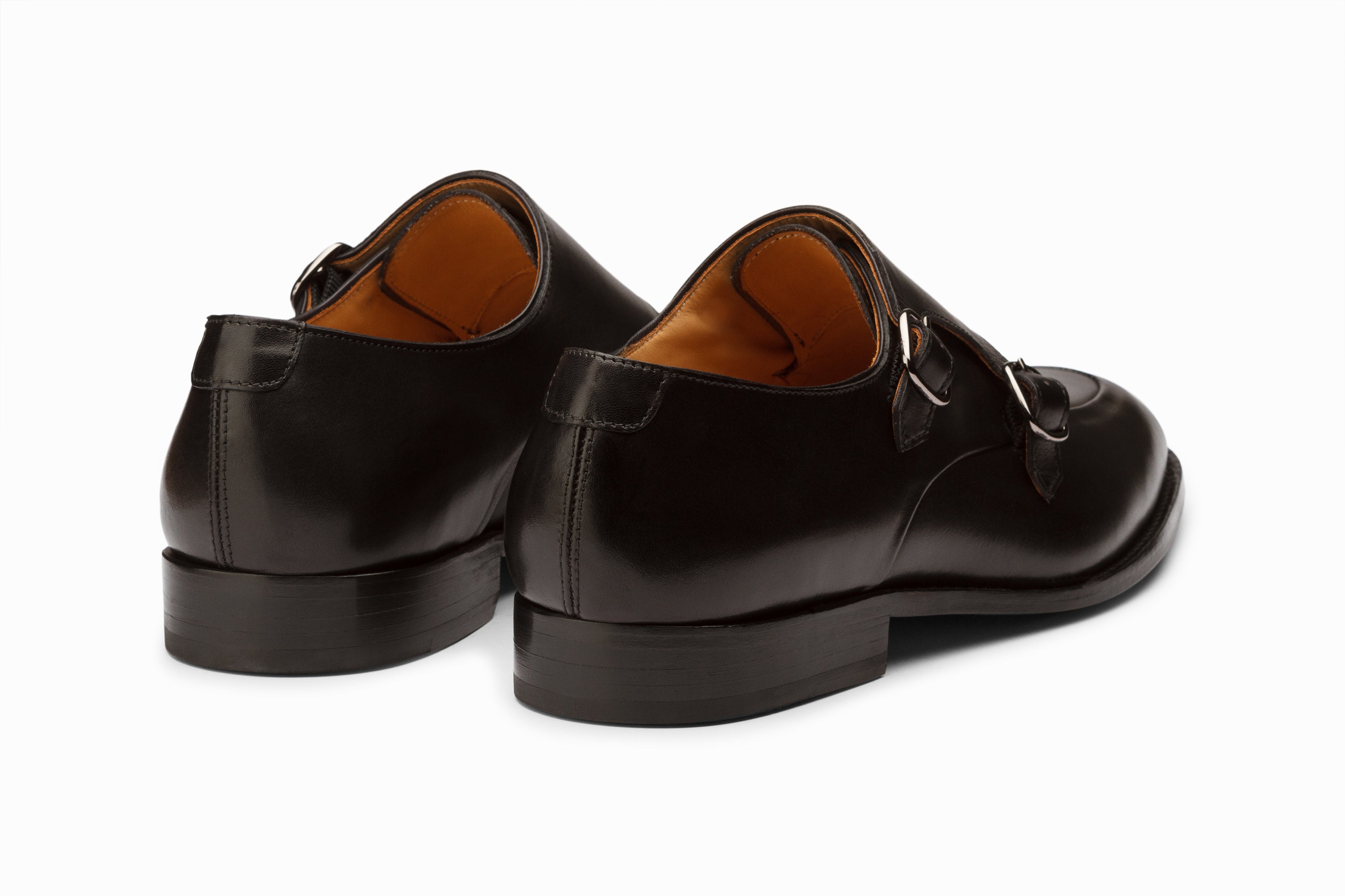 Premium Diplomat Double Monkstrap Dress Shoes for Men - Classic Black Leather Business Formal Oxfords - Perfect for Office, Weddings & Special Occasions
