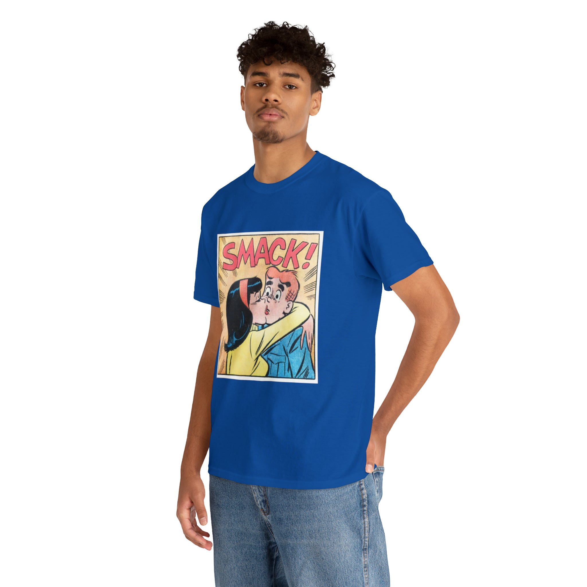 Varchie Graphic T-Shirt - Unisex Heavy Cotton Tee with Archie & Veronica Design - Perfect for Casual Wear, Cosplay, and Comic Book Fans