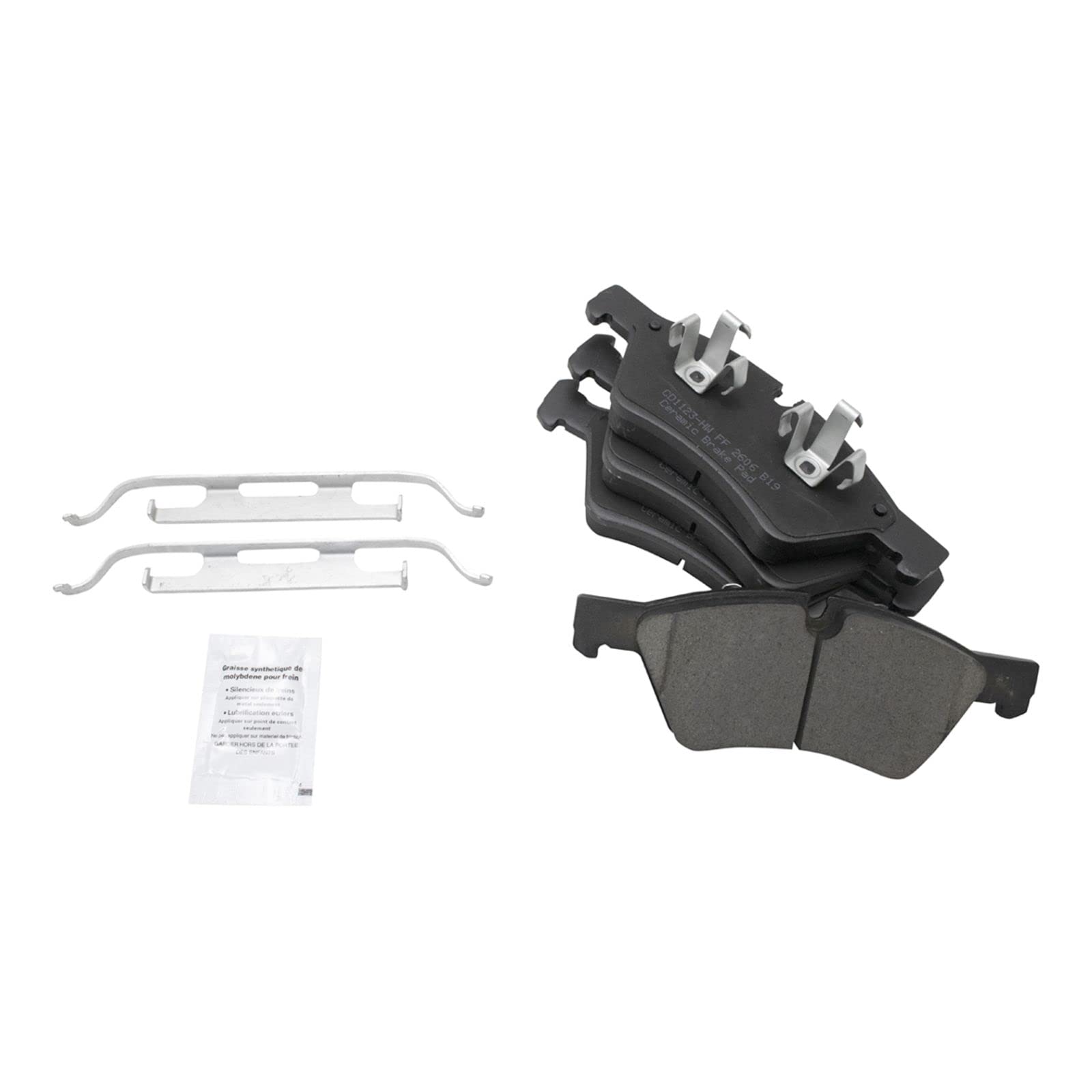 High-Performance Front Ceramic Brake Pad & Rotor Kit for Mercedes Benz | Low Noise & Dust | Perfect for City Driving & Highway Commuting
