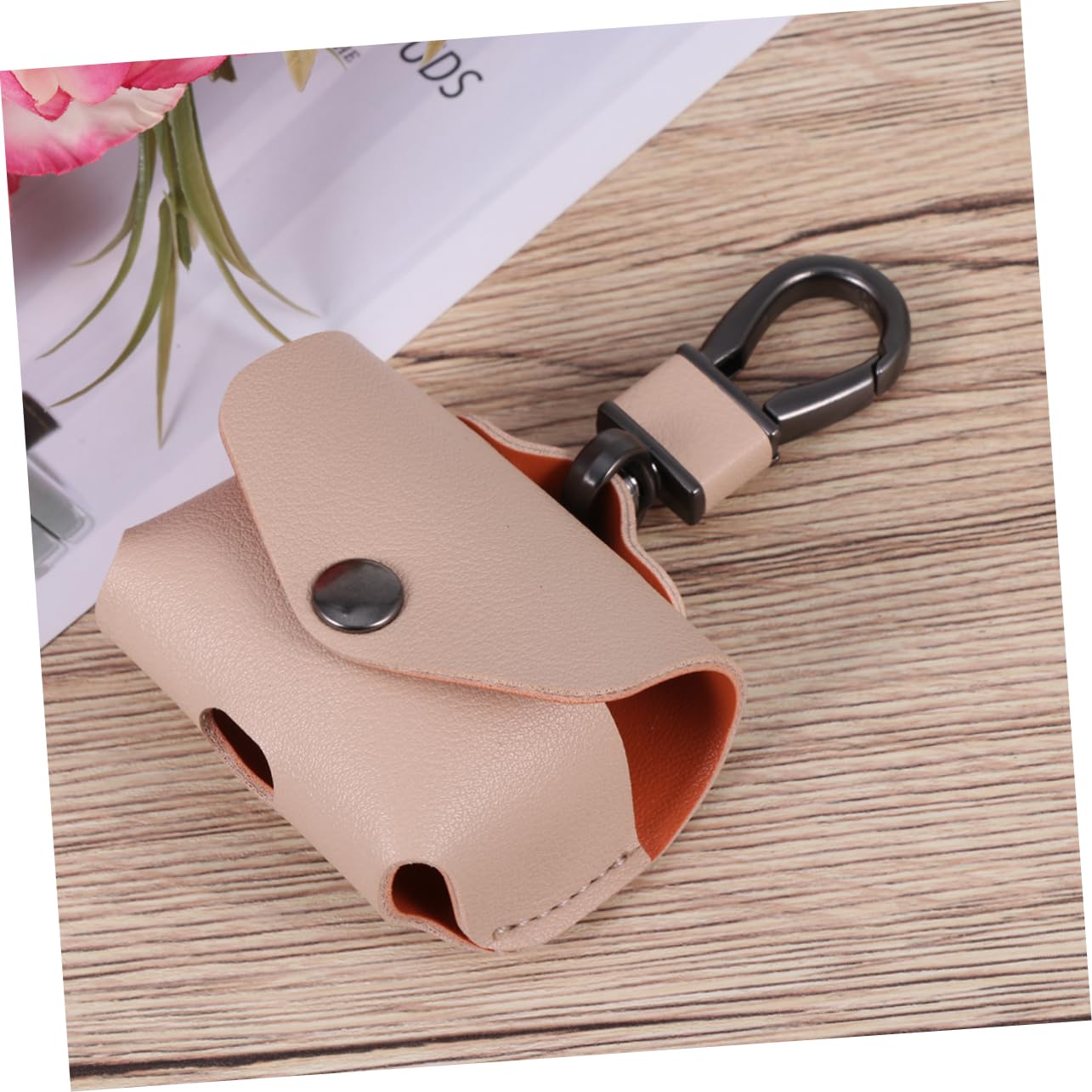 2-Pack Premium Leather Headphone Case with Charging Port Access - Protective Cover for AirPods, Wireless Earbuds & Headphones (Perfect for Travel, Gym & Daily Use)