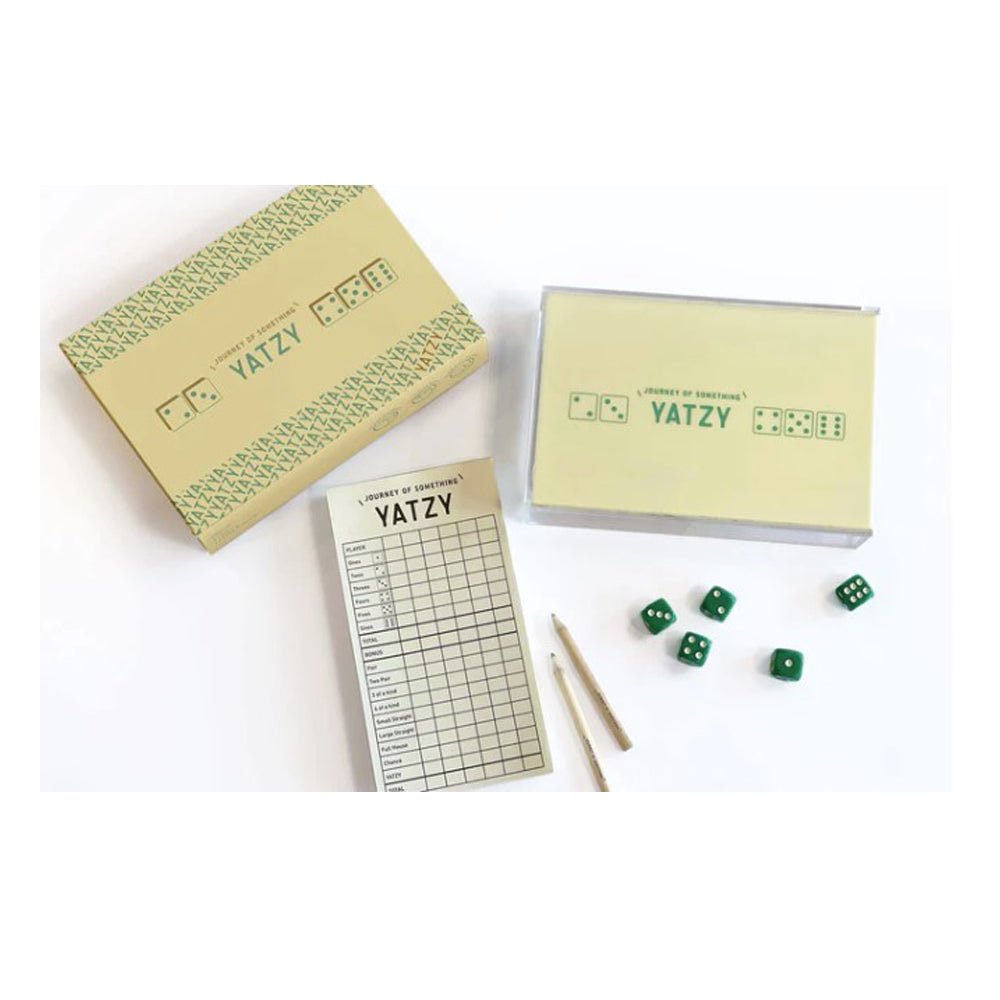Yatzy Dice Game Set - Classic Family Board Game for Kids & Adults - Perfect for Parties, Game Nights & Travel