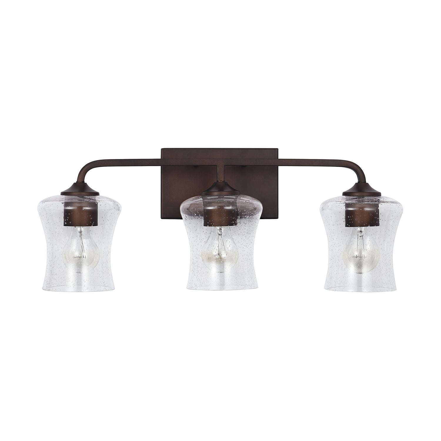 Capital Lighting Three Light Vanity - Modern Bathroom Vanity Lights with Adjustable Arms, Brushed Nickel Finish for Bedroom, Dressing Room & Makeup Area