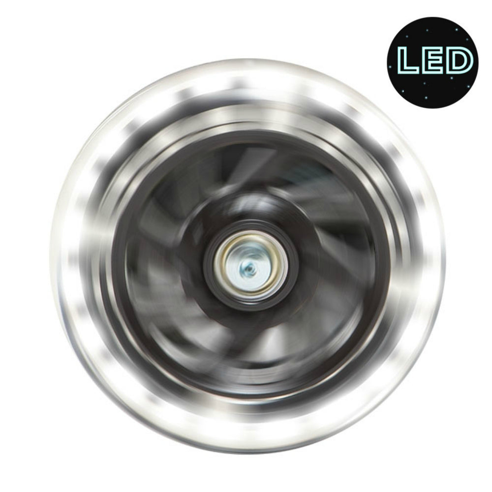 120mm Micro Maxi LED Wheels Pair - Glow in the Dark Skateboard Wheels for Night Riding & Outdoor Activities