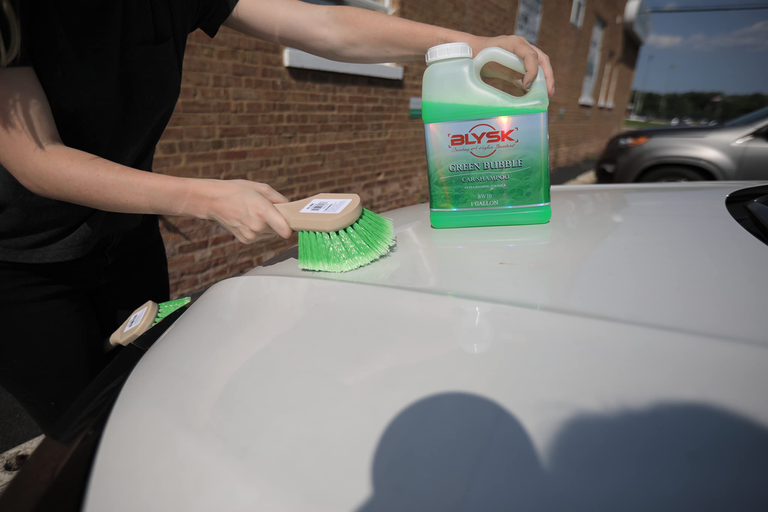 Premium Green Bubble Car Shampoo (32oz) - pH Balanced Auto Wash for Cars, Trucks & SUVs - Leaves Glossy Shine & Protects Paint - Ideal for Hand Washing & Foam Cannon Use